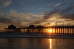 Huntington Beach Pier at Sunset