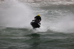 Seadoo at speed around the turn